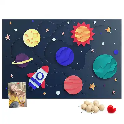 Tablica korkowa Dziecięcy kosmos