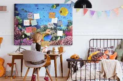 Ozdobna tablica korkowa Podwodne życie