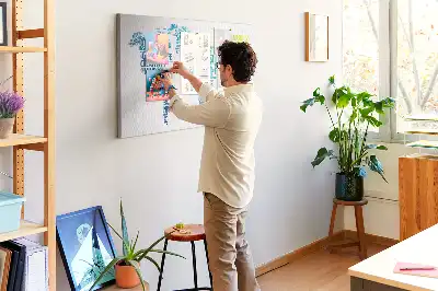 Korkowa tablica Mapa miłych słów