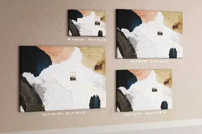 Tablica korkowa dla dzieci Kolorowe akcenty malarskie
