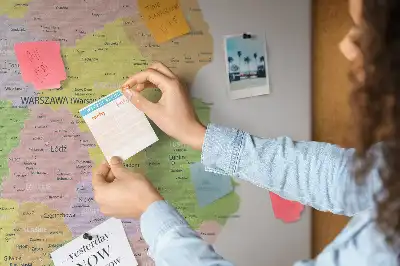 Korkowa tablica Mapa Polski