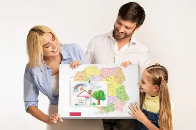 Korkowa tablica Mapa Polski