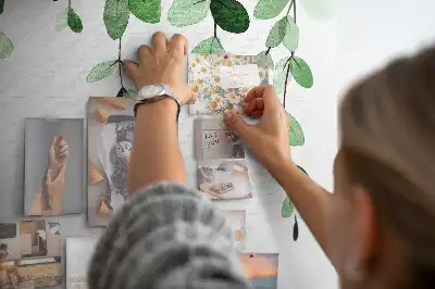 Korkowa tablica ścienna Kompozycja liściasta