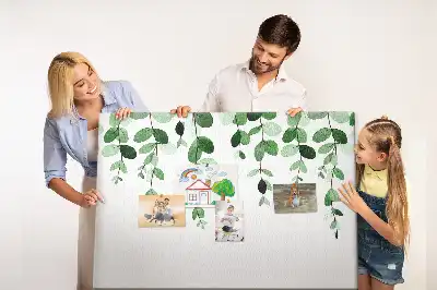 Korkowa tablica ścienna Kompozycja liściasta