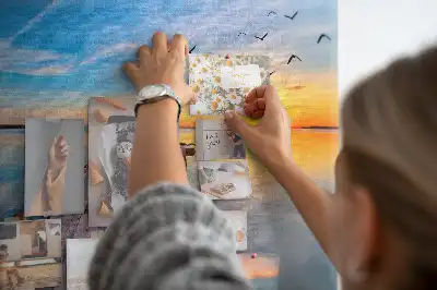 Tablica korkowa Jezioro pomost