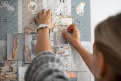 Tablica korkowa Kotowy kalendarz