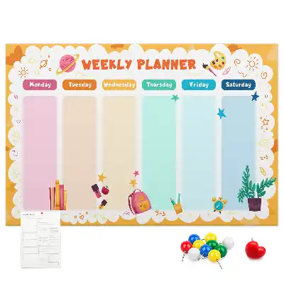 Tablica korkowa ozdobna Plan lekcji