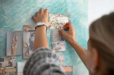 Tablica korkowa Abstrakcja marmur