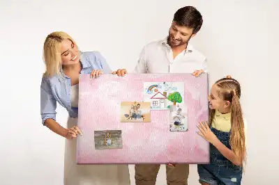 Tablica korkowa Pióra abstrakcja