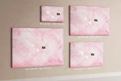 Tablica korkowa Pióra abstrakcja
