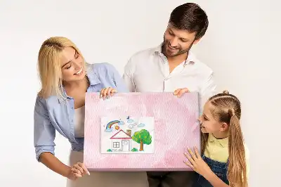 Tablica korkowa Pióra abstrakcja