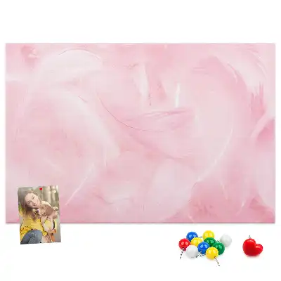 Tablica korkowa Pióra abstrakcja