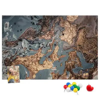 Korkowa tablica Dekoracyjny marmur