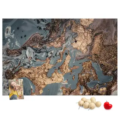 Korkowa tablica Dekoracyjny marmur