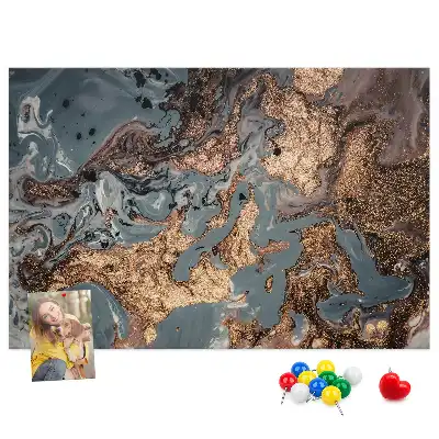 Korkowa tablica Dekoracyjny marmur