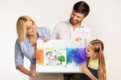 Tablica korkowa ozdobna Abstrakcyjna tęcza