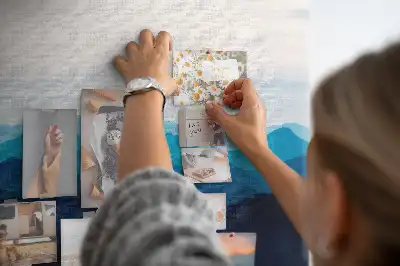 Tablica korkowa dla dzieci Akwarela góry