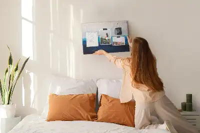 Tablica korkowa dla dzieci Akwarela góry