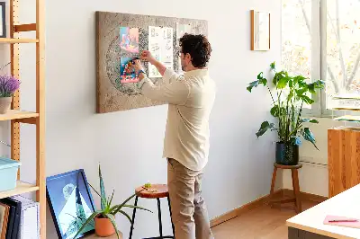 Korkowa tablica Świat globus mapa