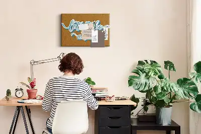 Korkowa tablica Jedźmy w podróż