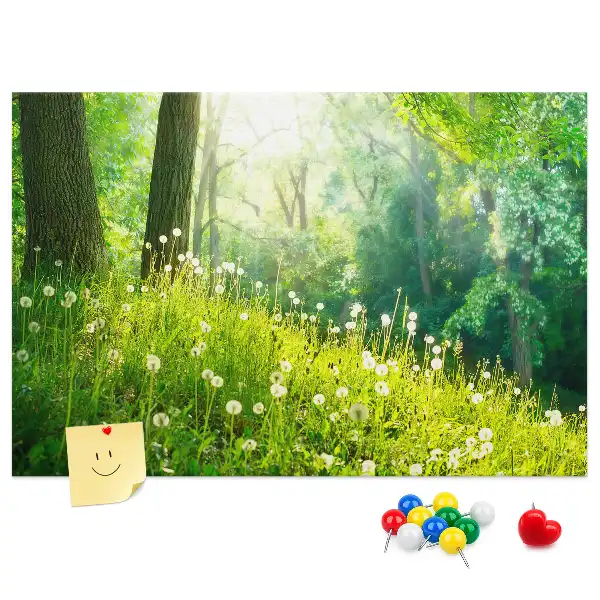 Ozdobna tablica korkowa Natura wiosenna