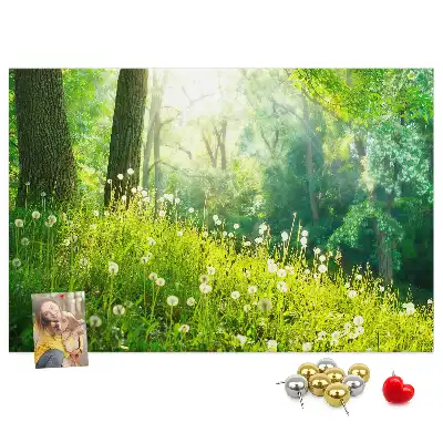 Ozdobna tablica korkowa Natura wiosenna