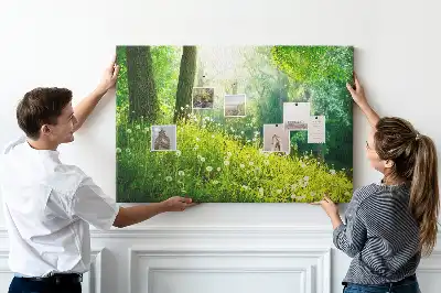 Ozdobna tablica korkowa Natura wiosenna