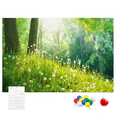 Ozdobna tablica korkowa Natura wiosenna
