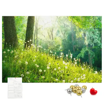 Ozdobna tablica korkowa Natura wiosenna