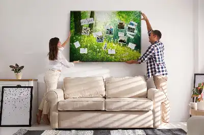 Ozdobna tablica korkowa Natura wiosenna