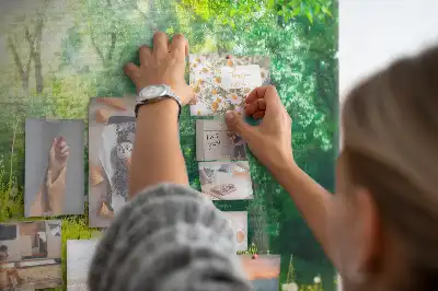 Ozdobna tablica korkowa Natura wiosenna