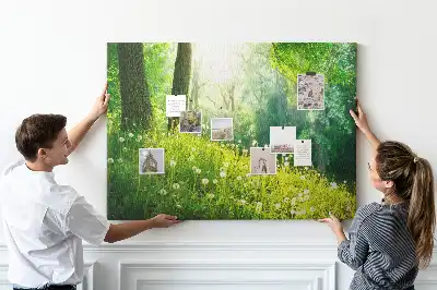 Ozdobna tablica korkowa Natura wiosenna