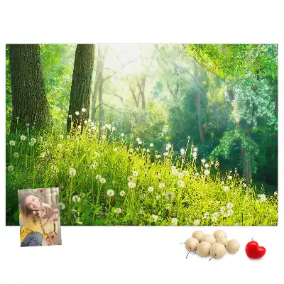 Ozdobna tablica korkowa Natura wiosenna