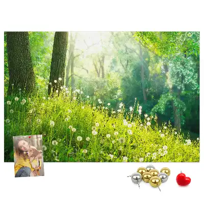 Ozdobna tablica korkowa Natura wiosenna