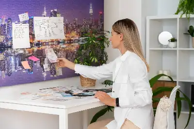 Tablica korkowa dla dzieci Nowy Jork nocą