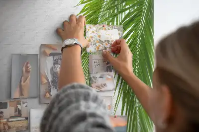 Tablica korkowa dla dzieci Liście palma natura