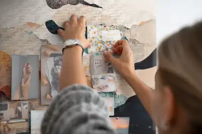 Tablica korkowa dla dzieci Krajobraz sztuka