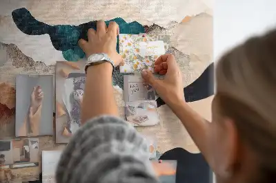 Tablica korkowa dla dzieci Krajobraz sztuka