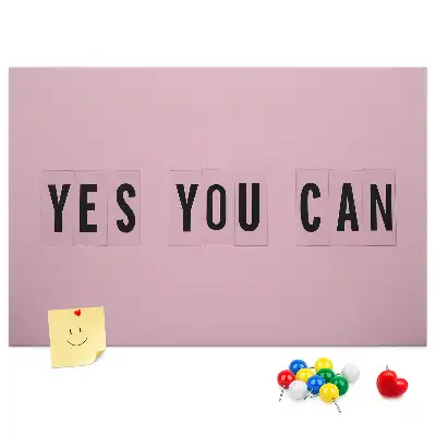 Tablica korkowa Yes You Can