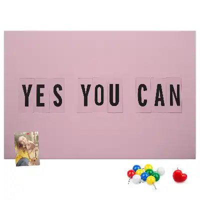 Tablica korkowa Yes You Can