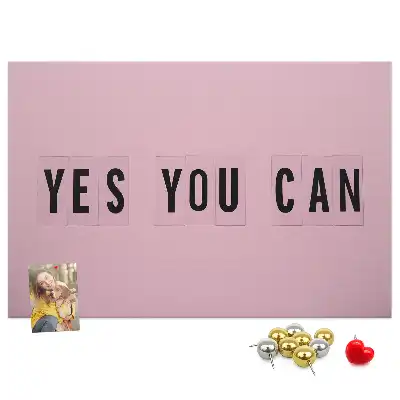 Tablica korkowa Yes You Can