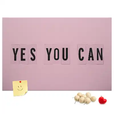 Tablica korkowa Yes You Can