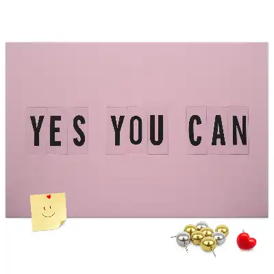 Tablica korkowa Yes You Can