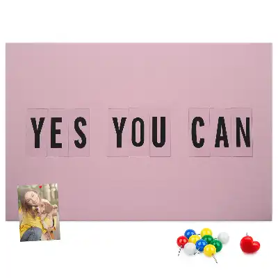 Tablica korkowa Yes You Can