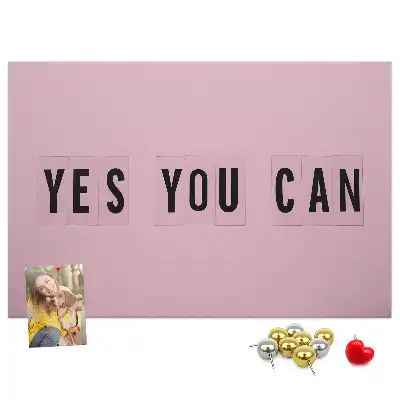 Tablica korkowa Yes You Can