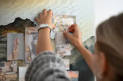 Tablica korkowa ozdobna Abstrakcja krajobraz