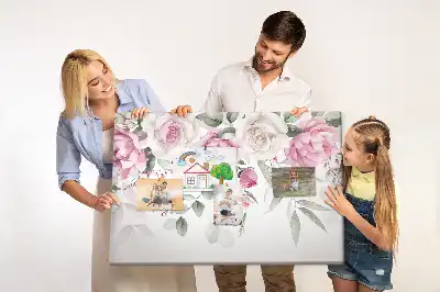 Tablica korkowa Akwarelowe róże