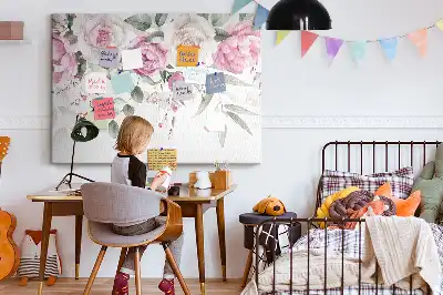 Tablica korkowa Akwarelowe róże
