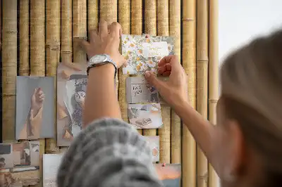 Ozdobna tablica korkowa Bambusowe kije