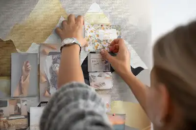 Tablica korkowa Góry abstrakcja